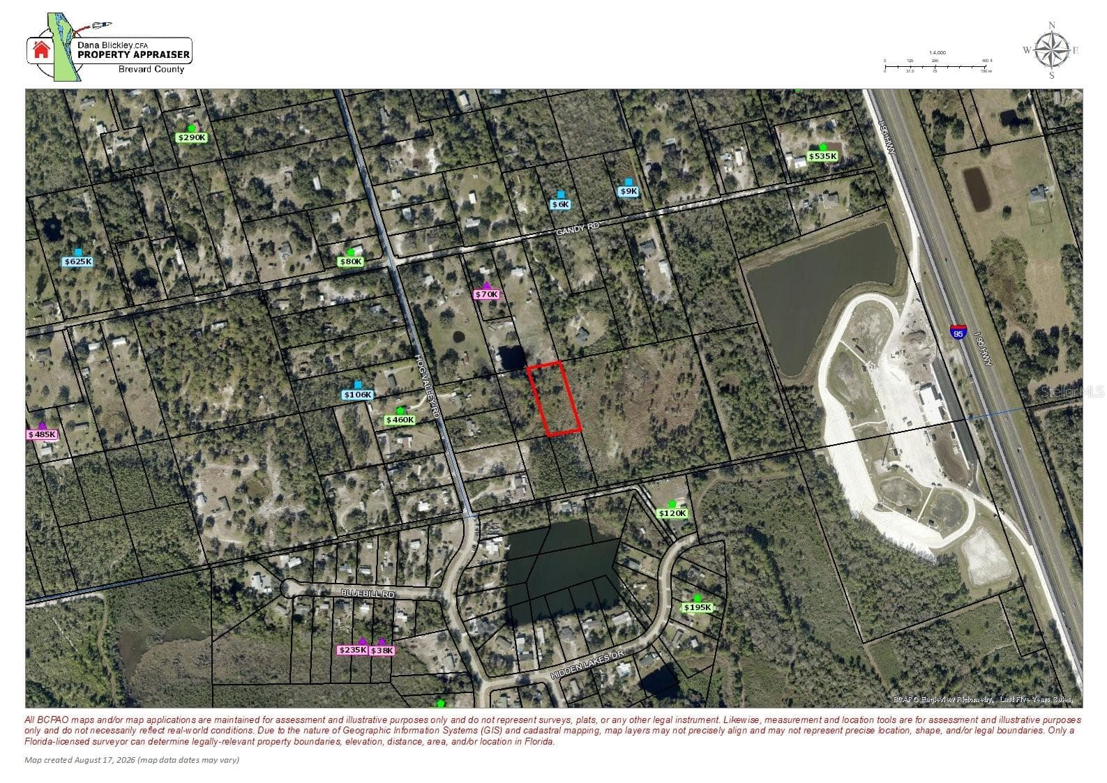 Land at 4735 GANDY RD, MIMS, photo 8 of 8