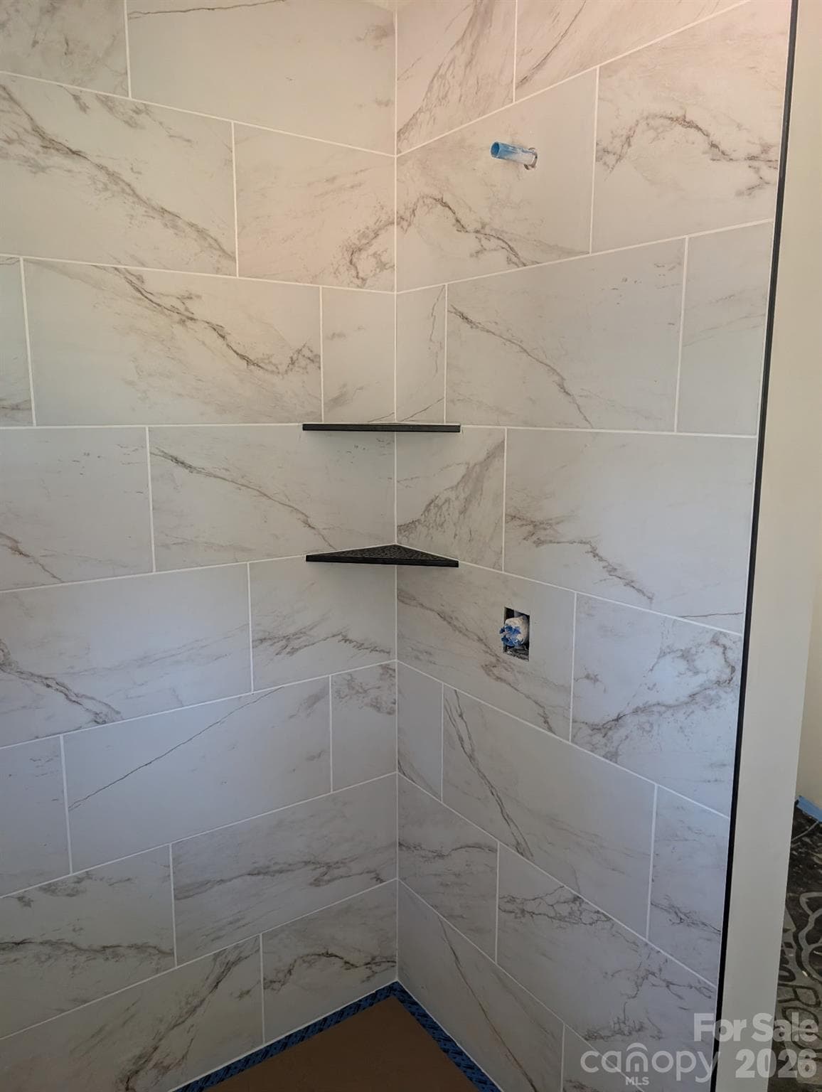 Full tile primary shower - 1895 Knolls Drive, Newton