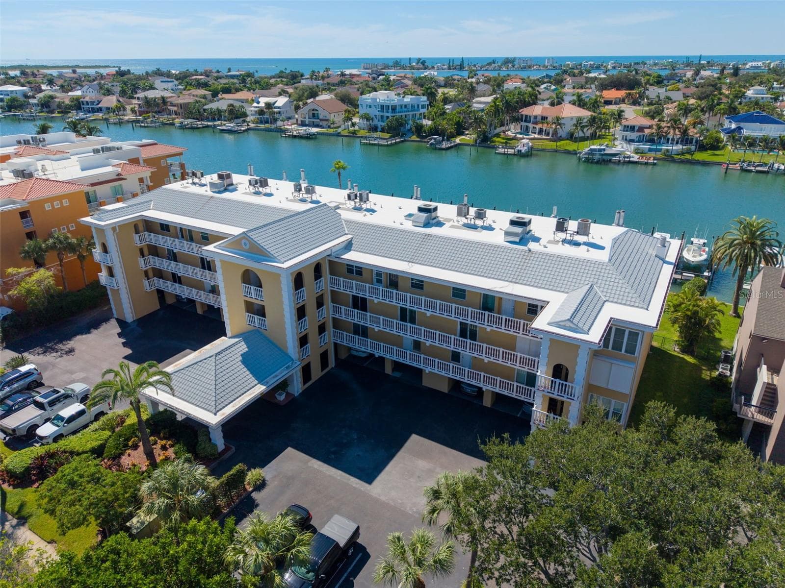 Aerial View - 544 PINELLAS BAYWAY S #F8, TIERRA VERDE