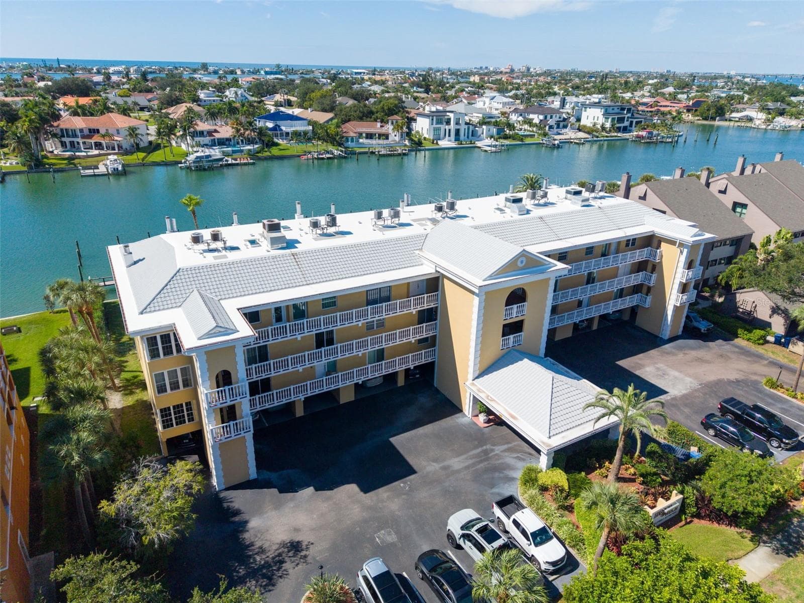 Harbor Watch Aerial View - 544 PINELLAS BAYWAY S #F8, TIERRA VERDE
