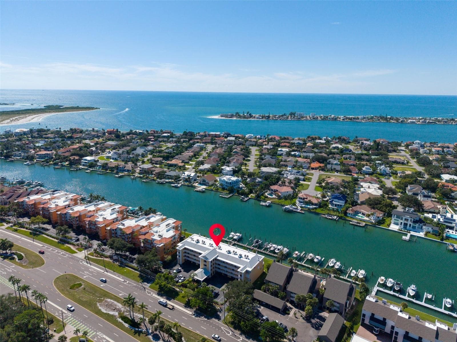 Aerial View - 544 PINELLAS BAYWAY S #F8, TIERRA VERDE