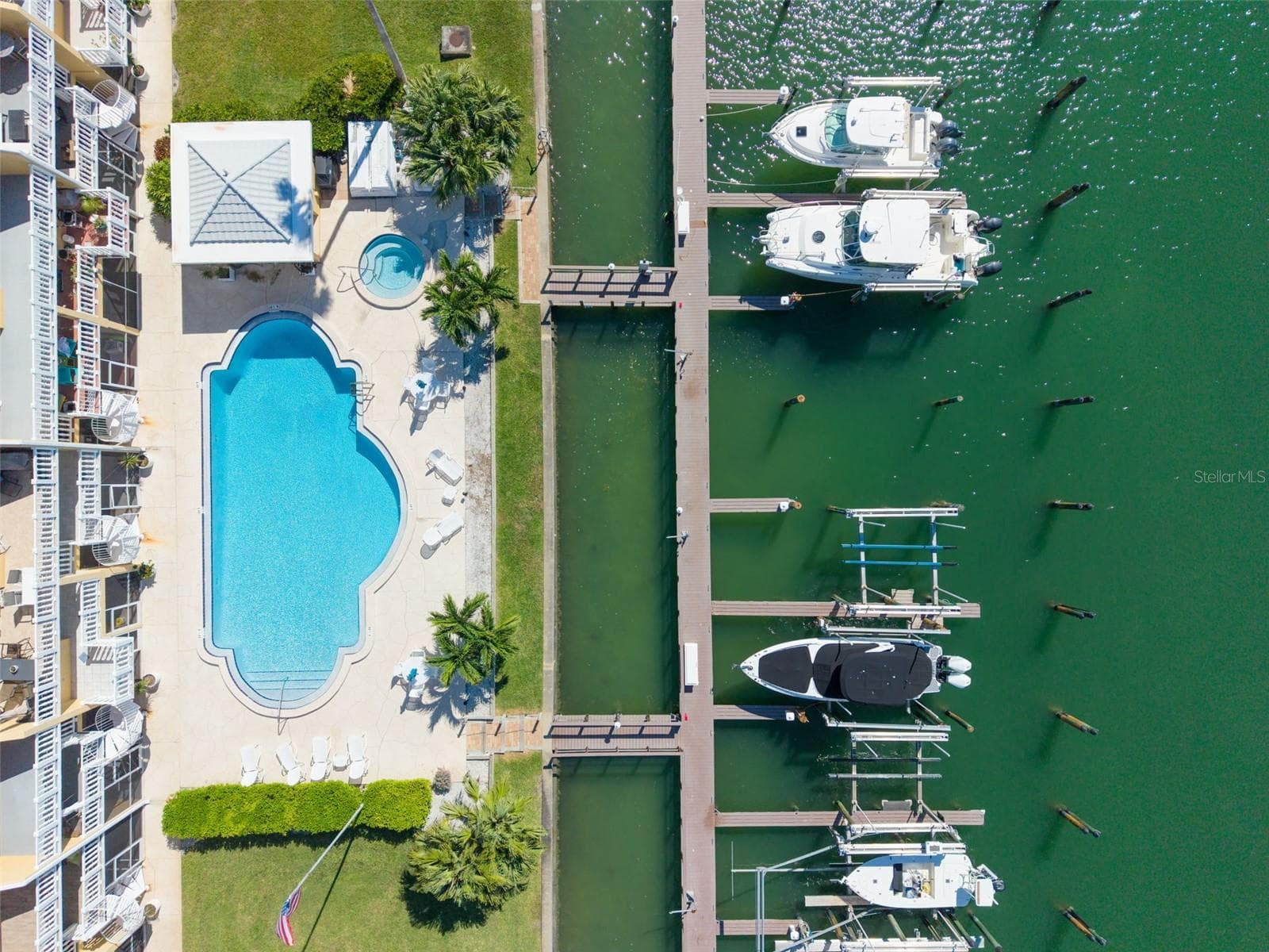 Aerial View - 544 PINELLAS BAYWAY S #F8, TIERRA VERDE