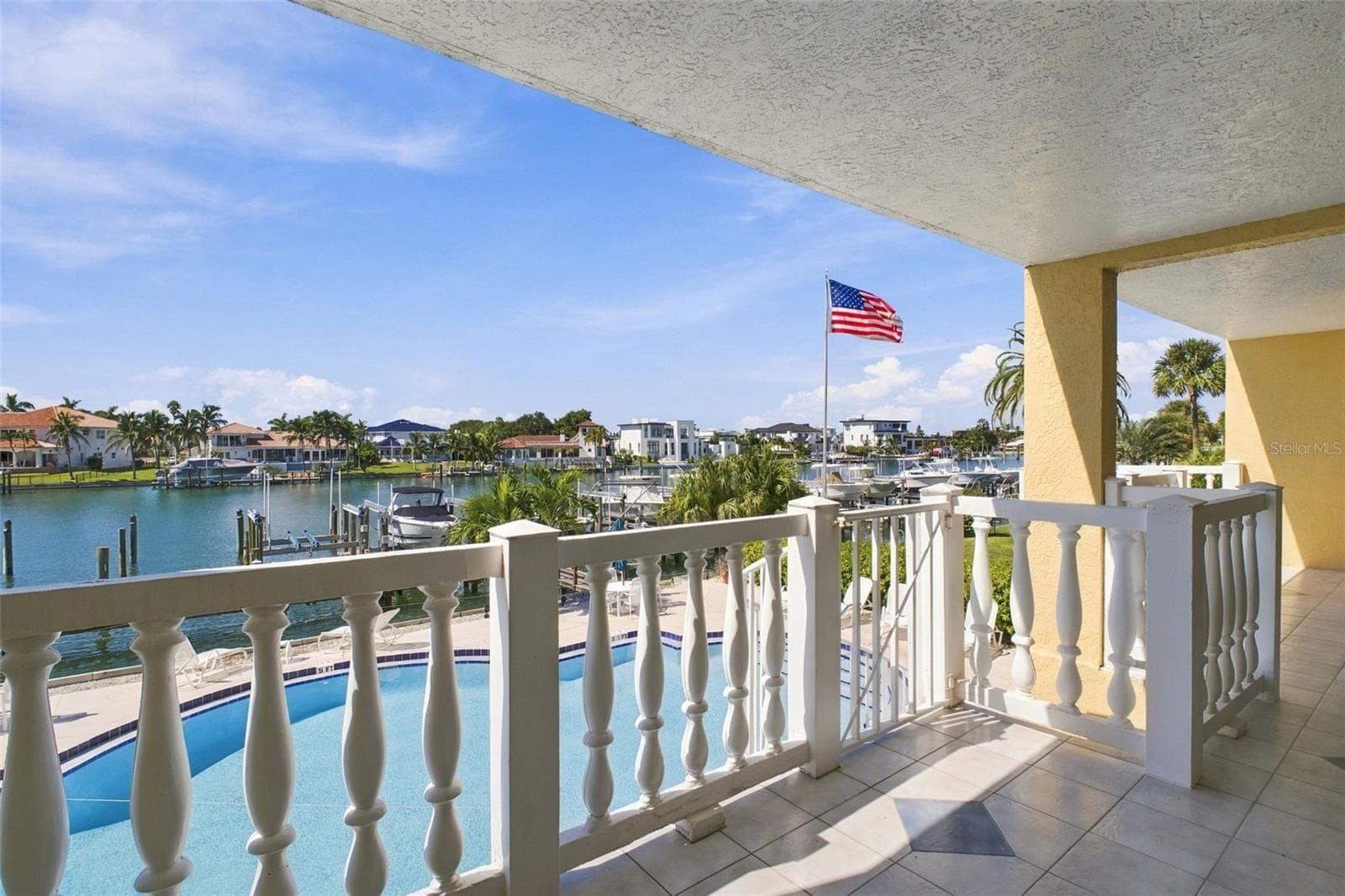 Balcony view - 544 PINELLAS BAYWAY S #F8, TIERRA VERDE