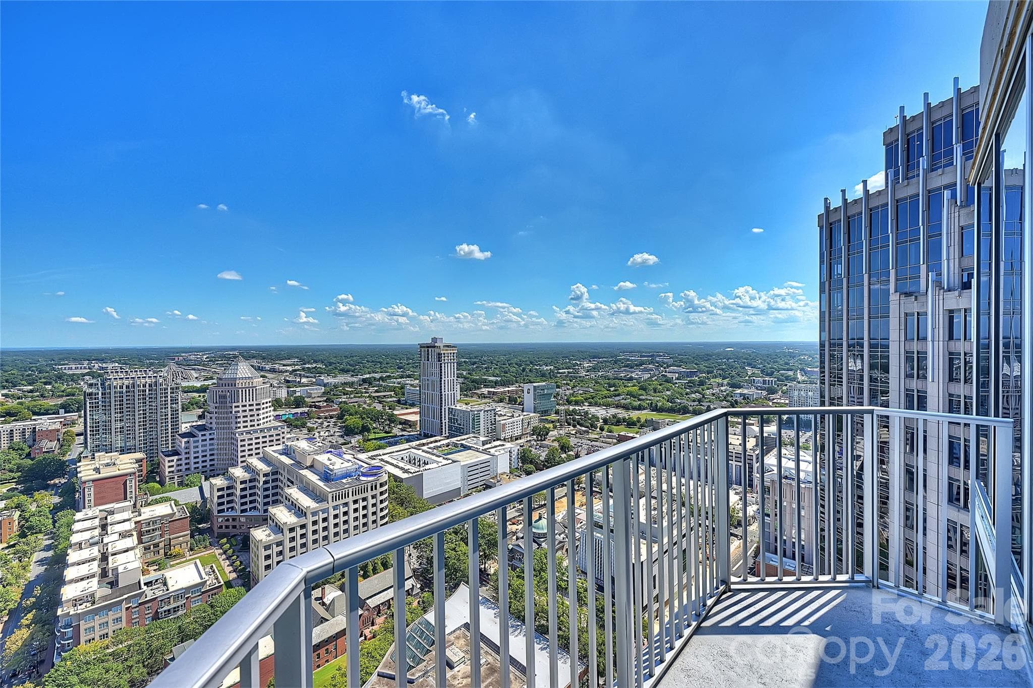 Long-range views from one of Avenue's highest two-bedroom residences - 210 N Church Street, Charlotte