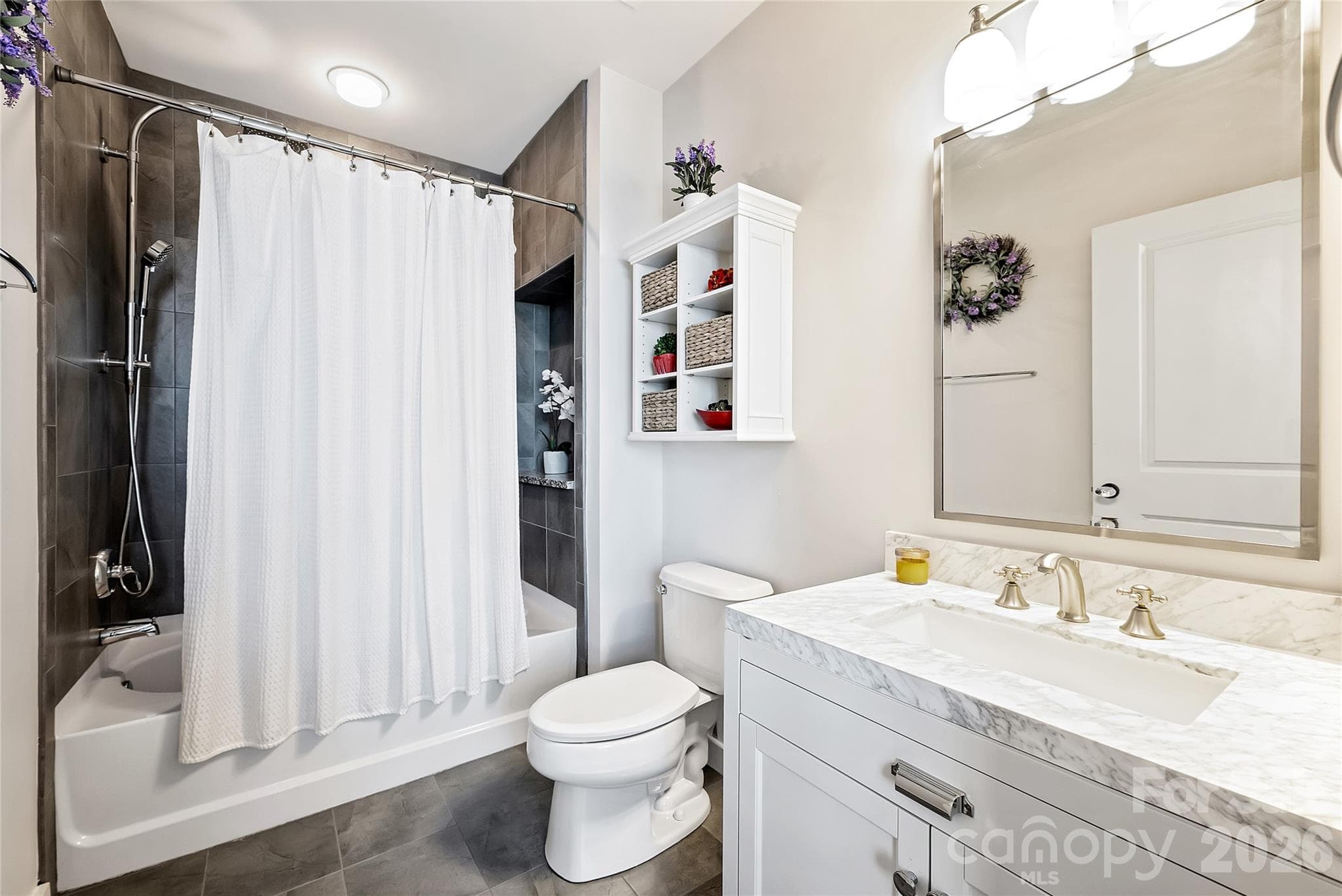 Updated second full bath - 210 N Church Street, Charlotte