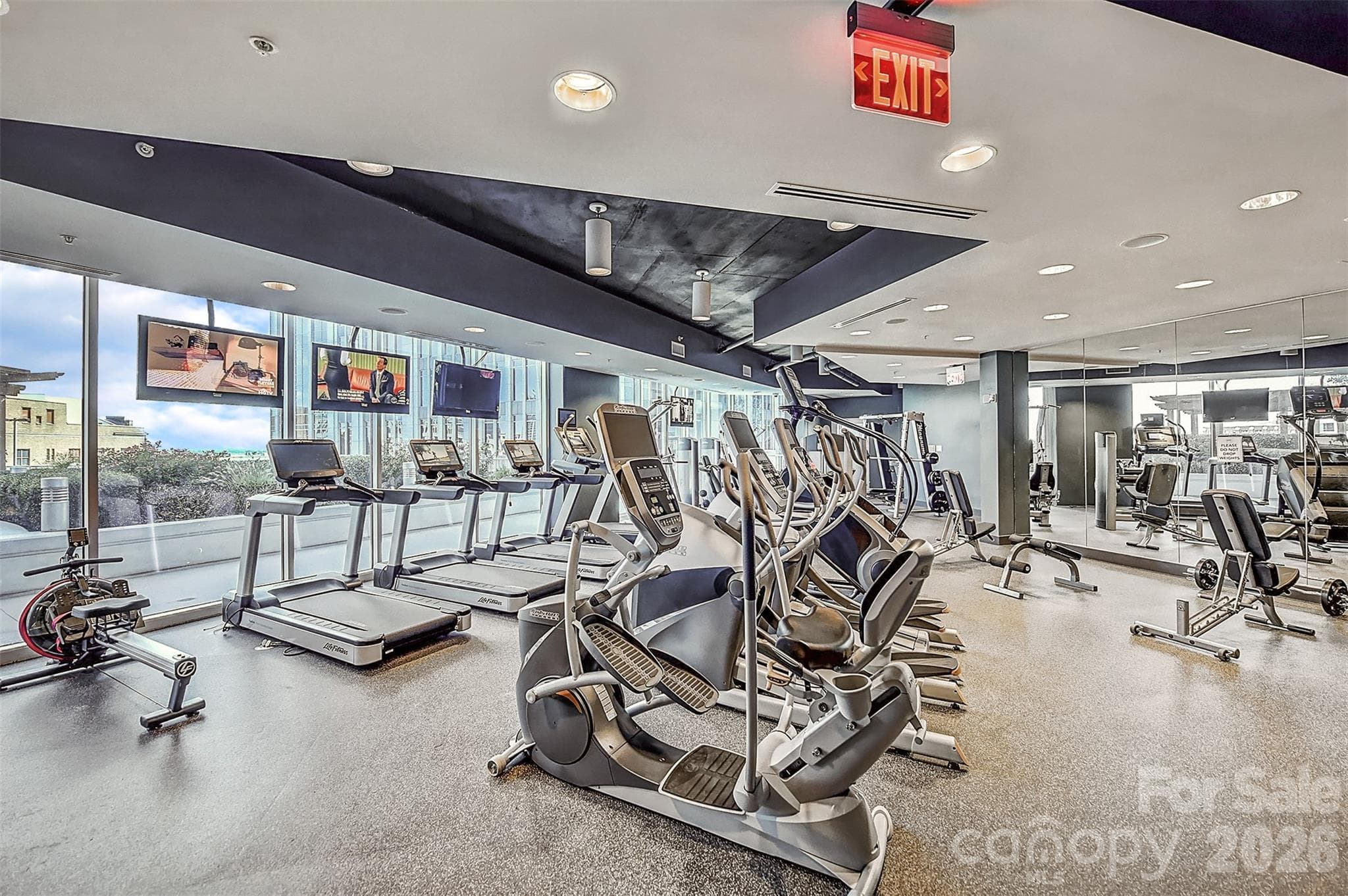 Fully equipped fitness center - 210 N Church Street, Charlotte