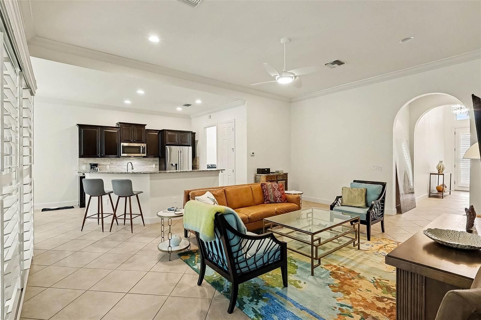 Living Room and Kitchen - 10534 YORKSTONE DR, BONITA SPRINGS
