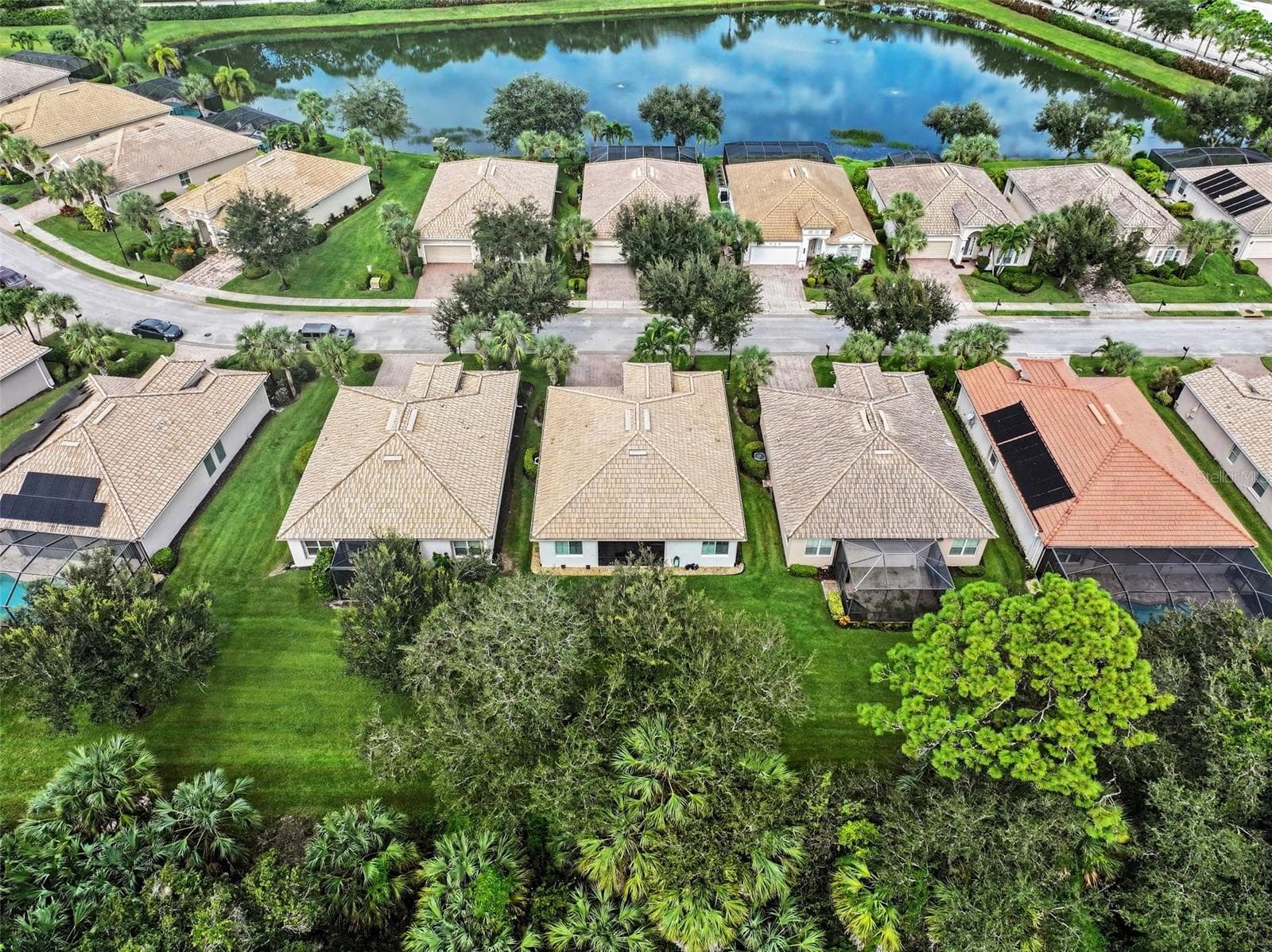 Aerial View of Home - 10534 YORKSTONE DR, BONITA SPRINGS