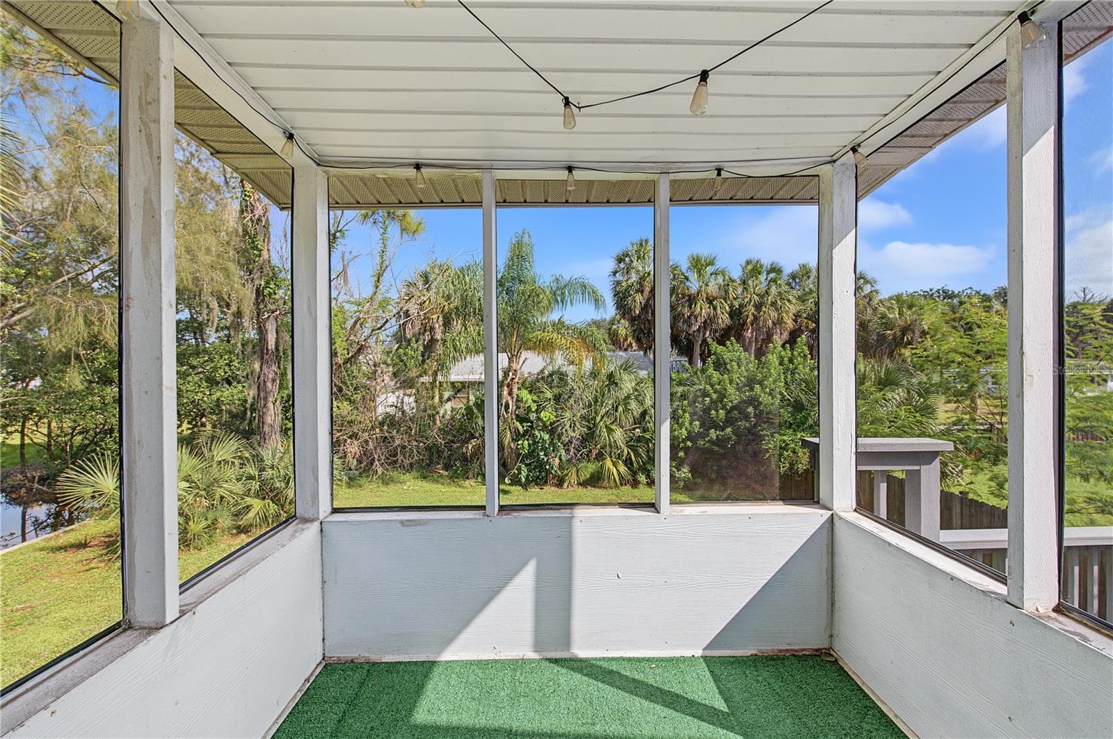Screened-In Balcony of Second Floor Unit - Unit 2 - 5117 Mallett Drive - 5117 MALLETT DR, PORT RICHEY