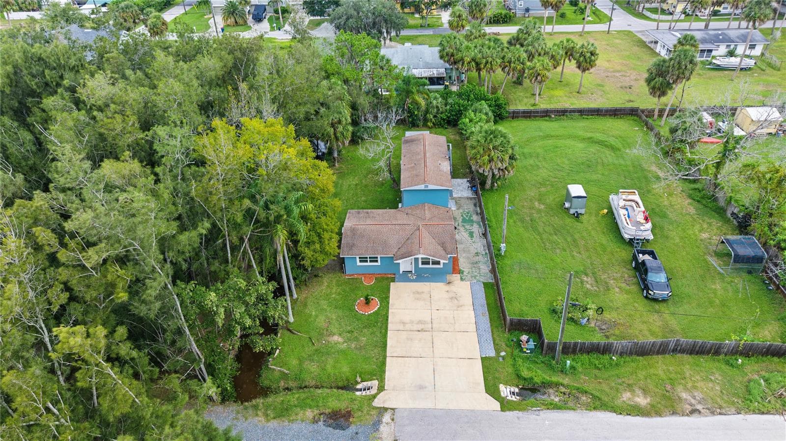 Ariel View of Property - 5117 Mallett Drive - 5117 MALLETT DR, PORT RICHEY