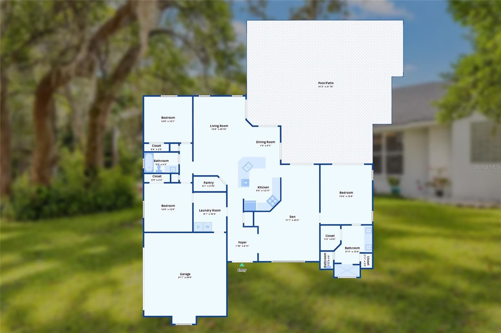 Single Family Residence at 817 BAYRIDGE LANE LN, PORT ORANGE, photo 6 of 59