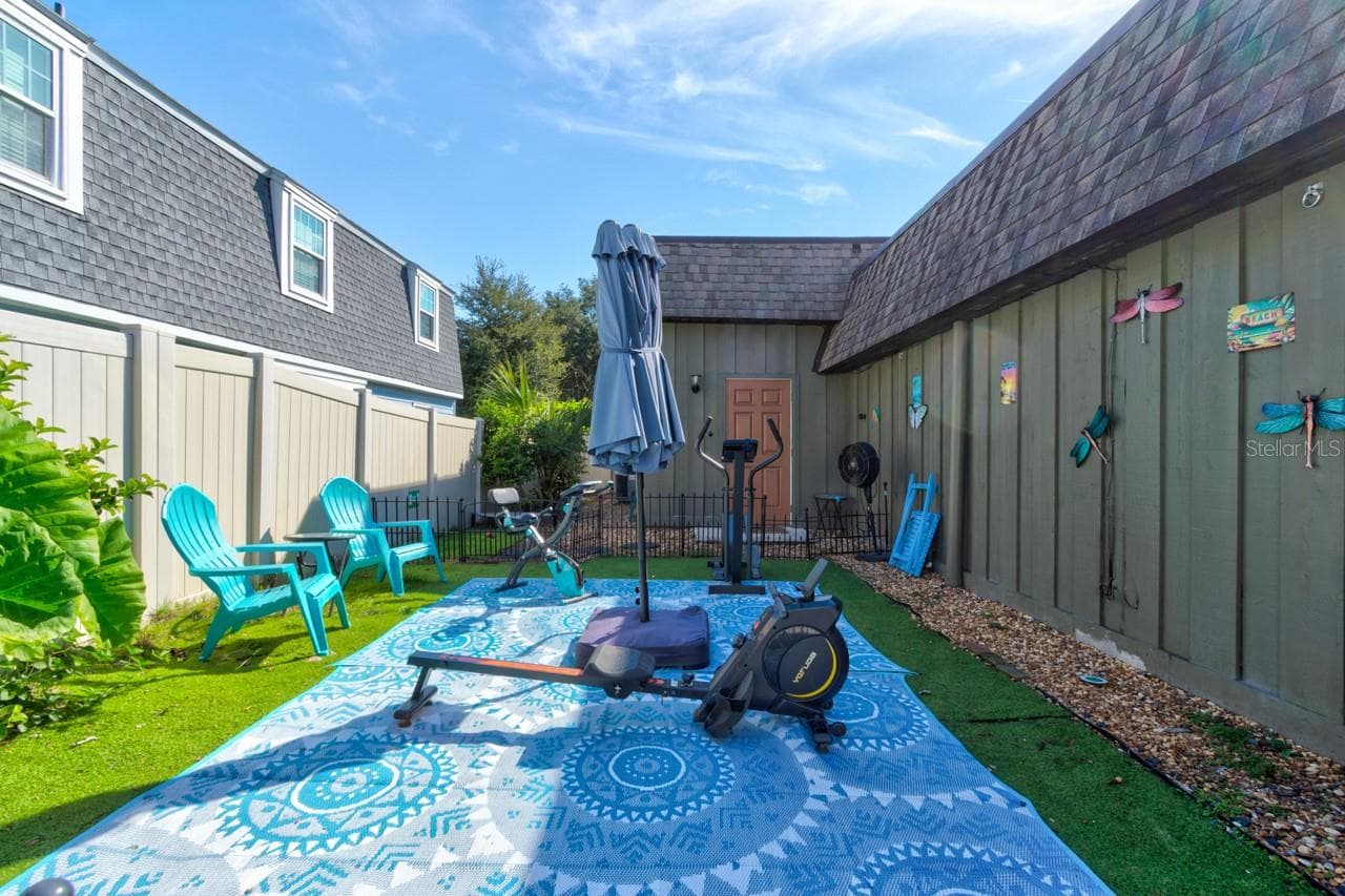 Rear door to Mother-in-law suite - 104 RIO PINAR DR, ORMOND BEACH