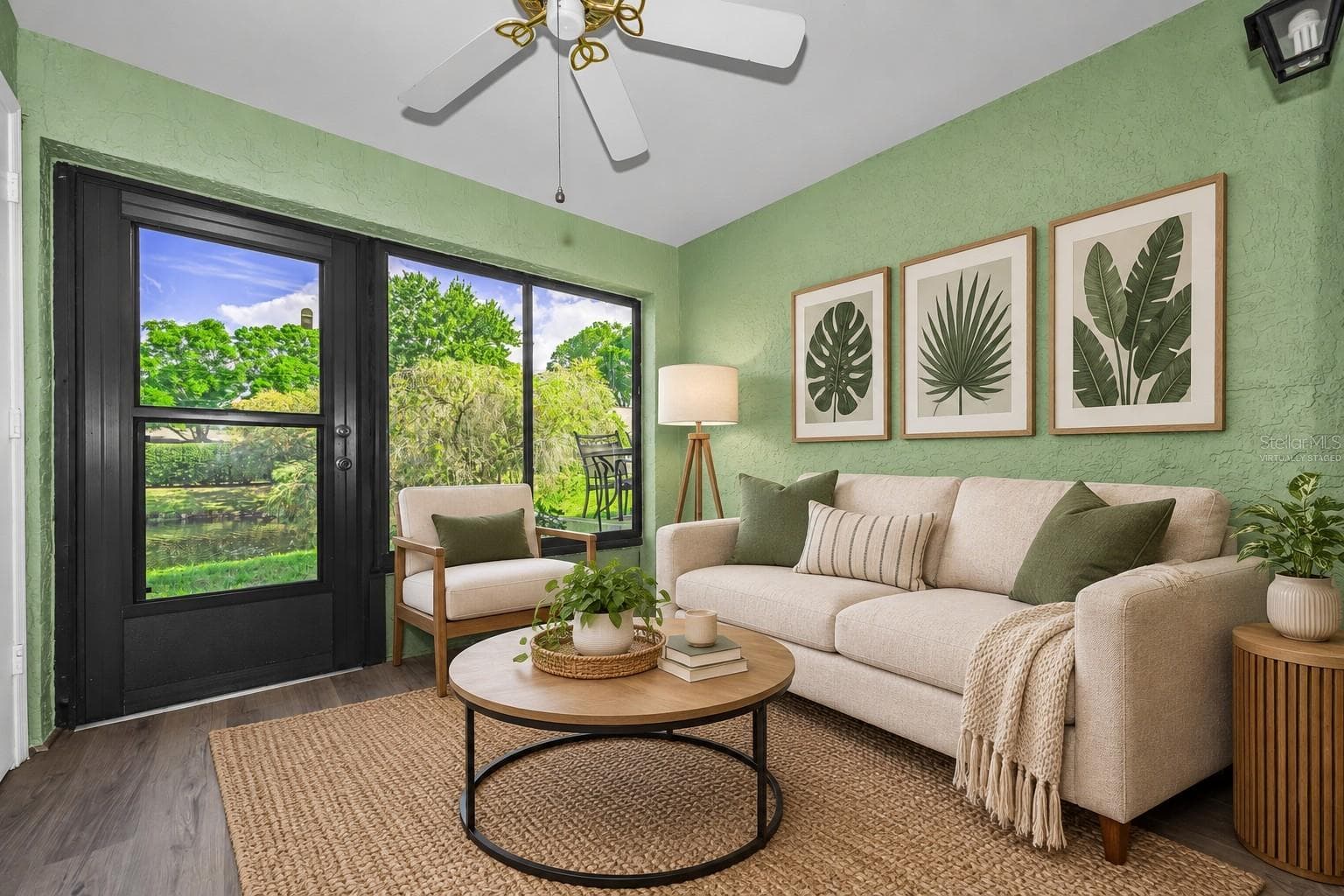 virtually staged, enclosed lania - 2119 ELM ST #103, DUNEDIN
