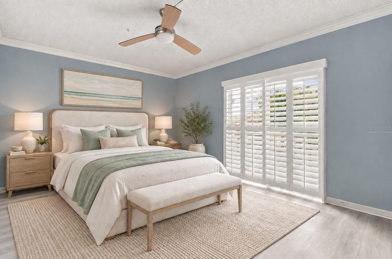 2nd Bedroom virtually staged - 544 PINELLAS BAYWAY S #F8, TIERRA VERDE
