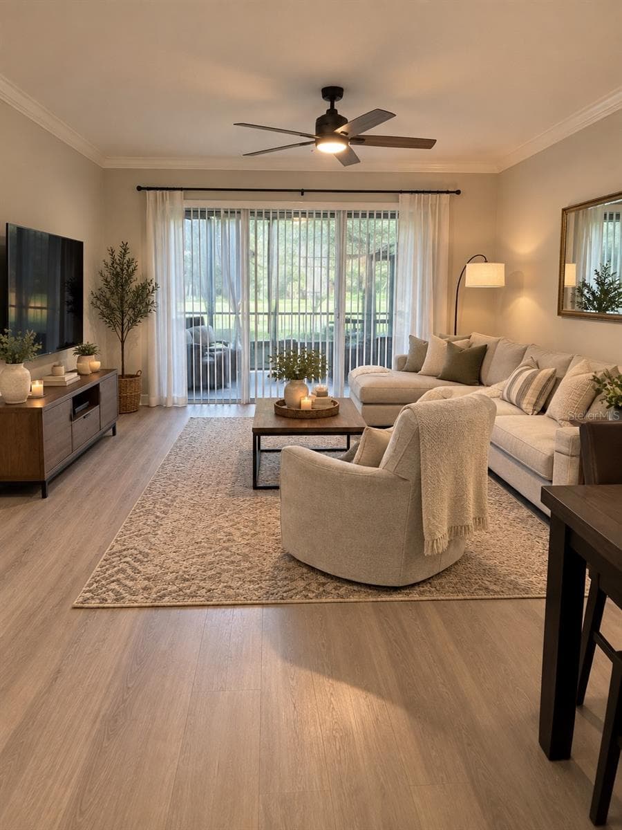 living room - 2520 GLENRISE PL, WESLEY CHAPEL