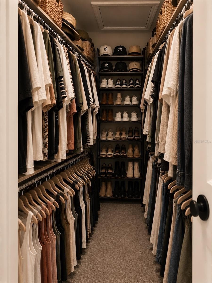 primary bedroom ensuite closet - 2520 GLENRISE PL, WESLEY CHAPEL