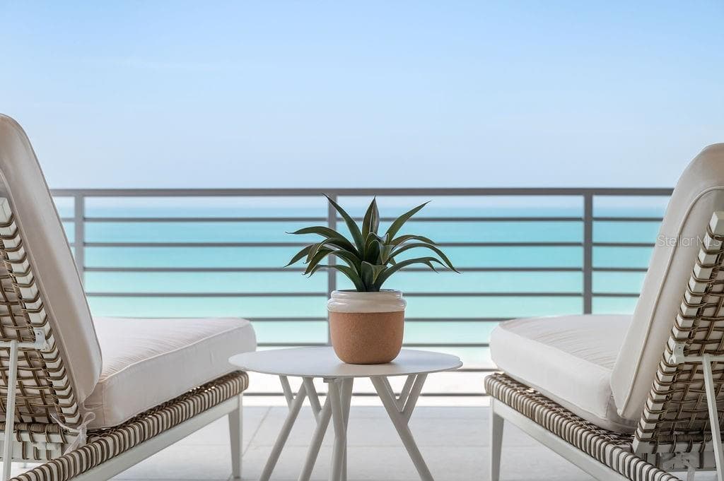 Second floor terrace off guest bedroom 4 - 6489 GULFSIDE RD, LONGBOAT KEY