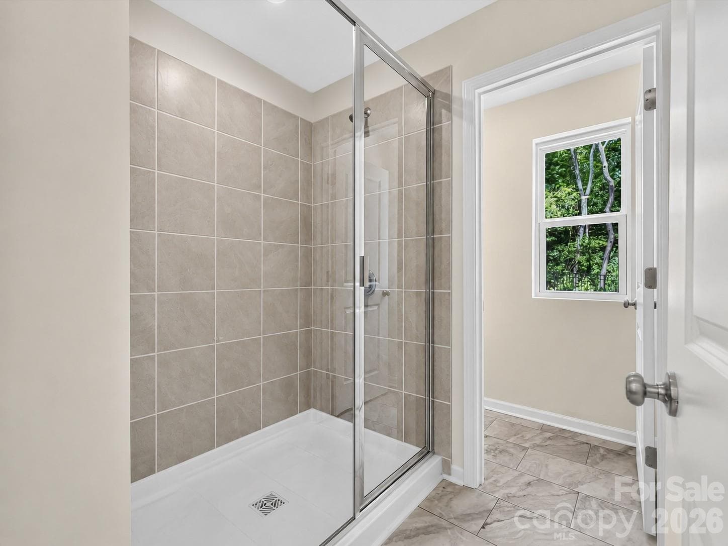 Large Shower in Owner's Bathroom - 6565 Fire Lily Lane, Charlotte