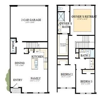 Structural Floorplan of 6565 Fire Lily Lane - 6565 Fire Lily Lane, Charlotte