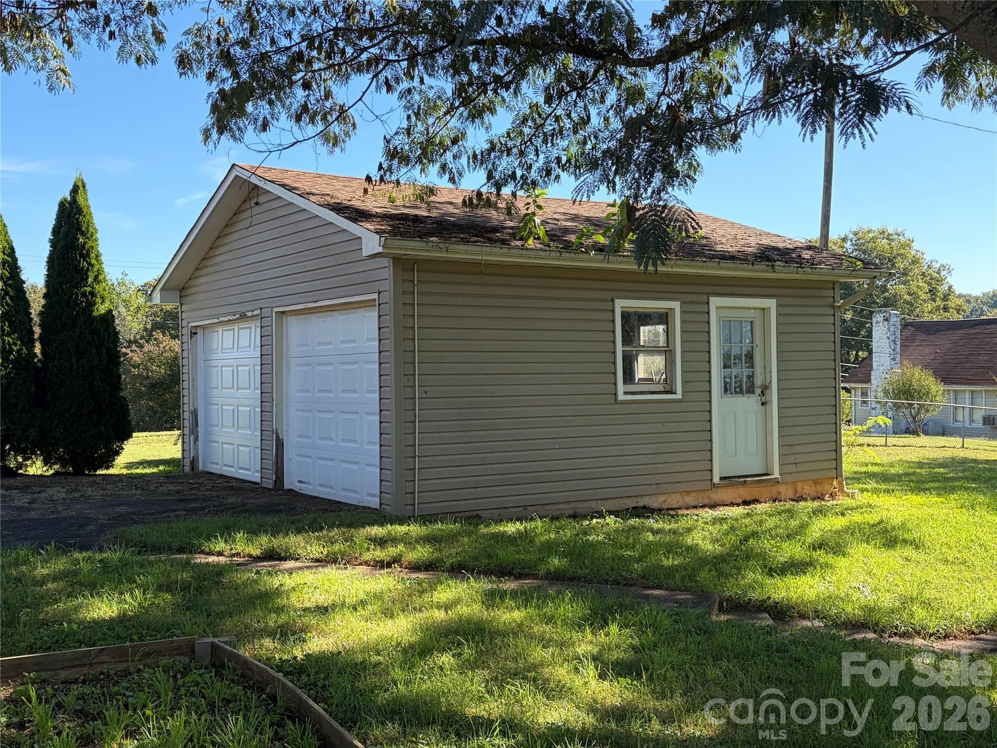 Detached two car garage - 405 Jug Wilson Street, Morganton