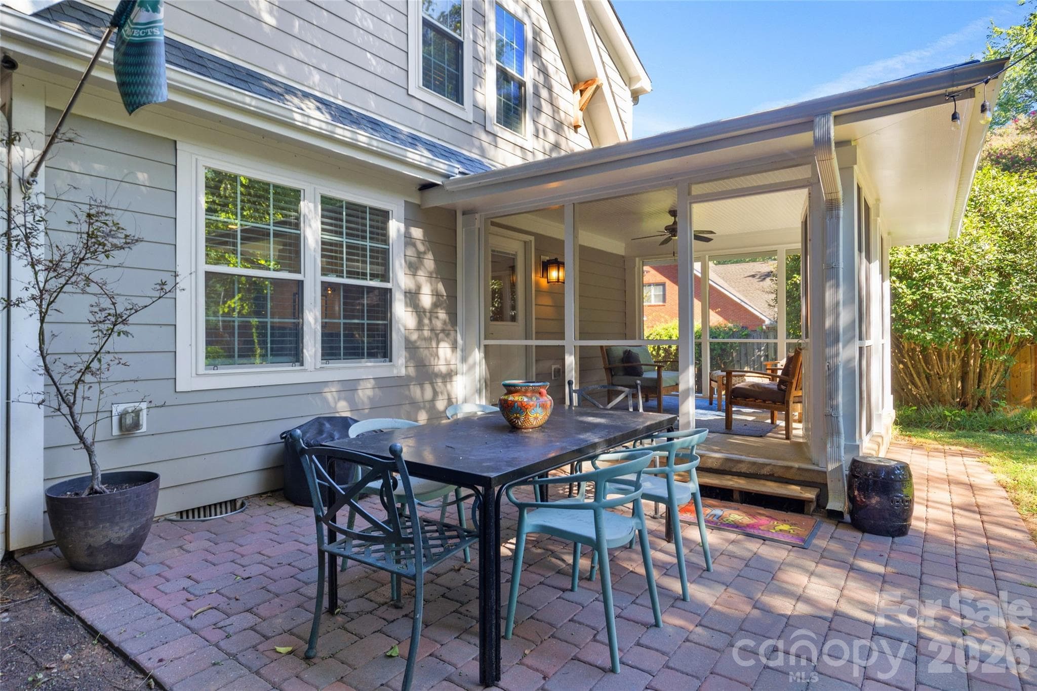 Back Patio - 2608 Shenandoah Avenue, Charlotte
