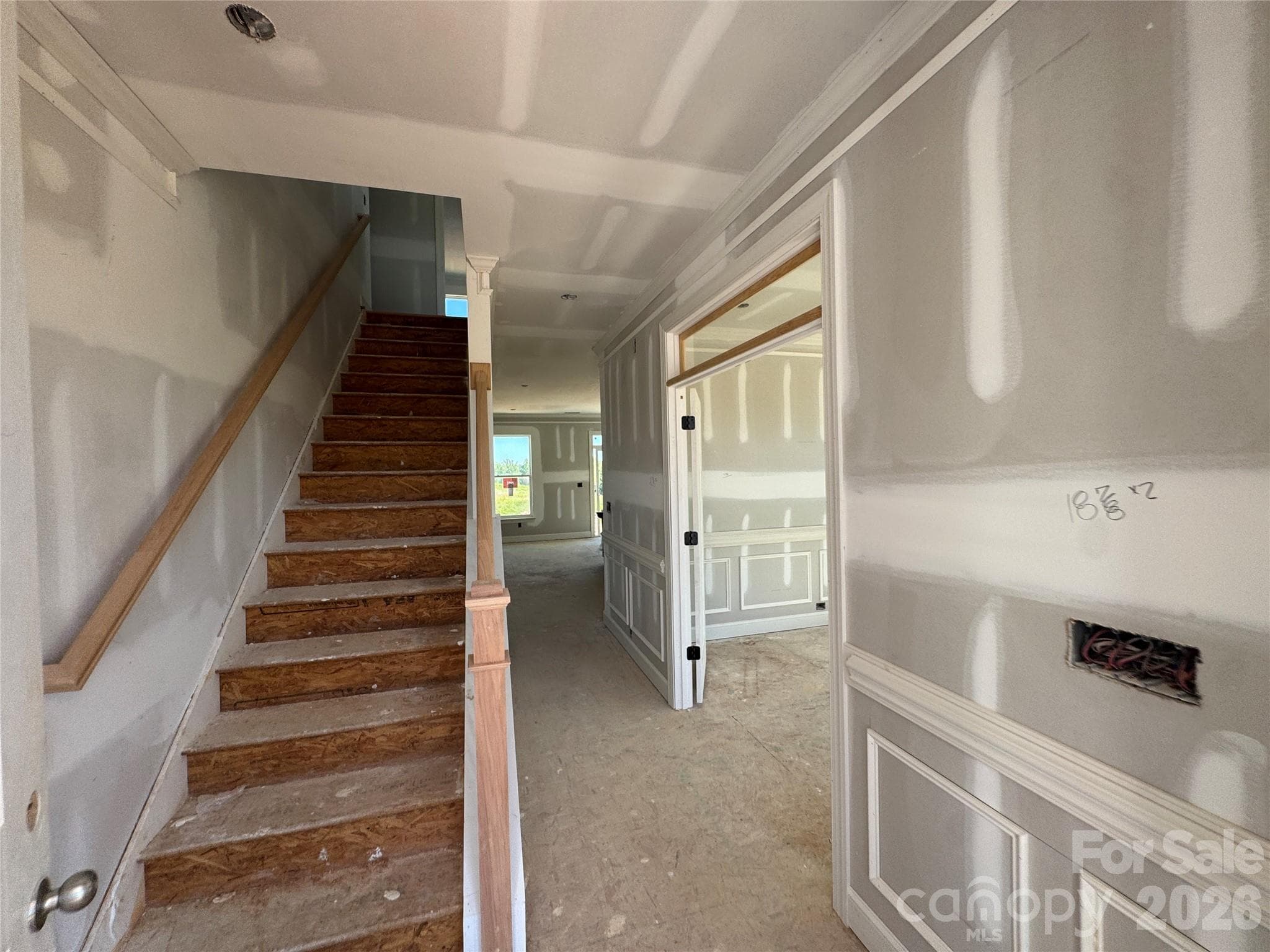 Homesite 318 construction progress - 1406 Ardmore Drive, Sherrills Ford