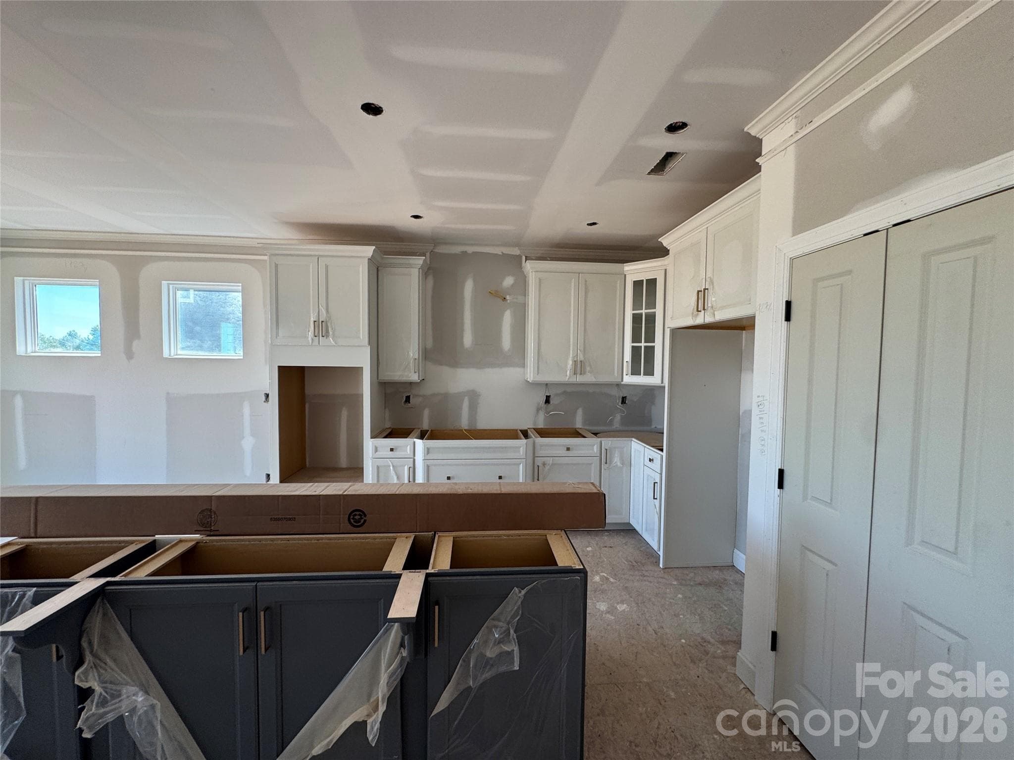 Homesite 318 construction progress - 1406 Ardmore Drive, Sherrills Ford