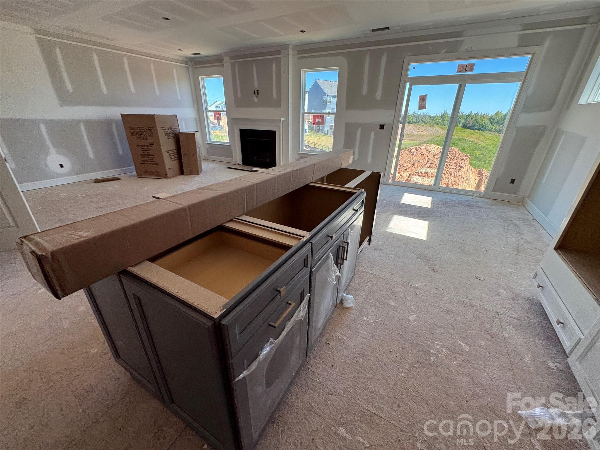 Homesite 318 construction progress - 1406 Ardmore Drive, Sherrills Ford