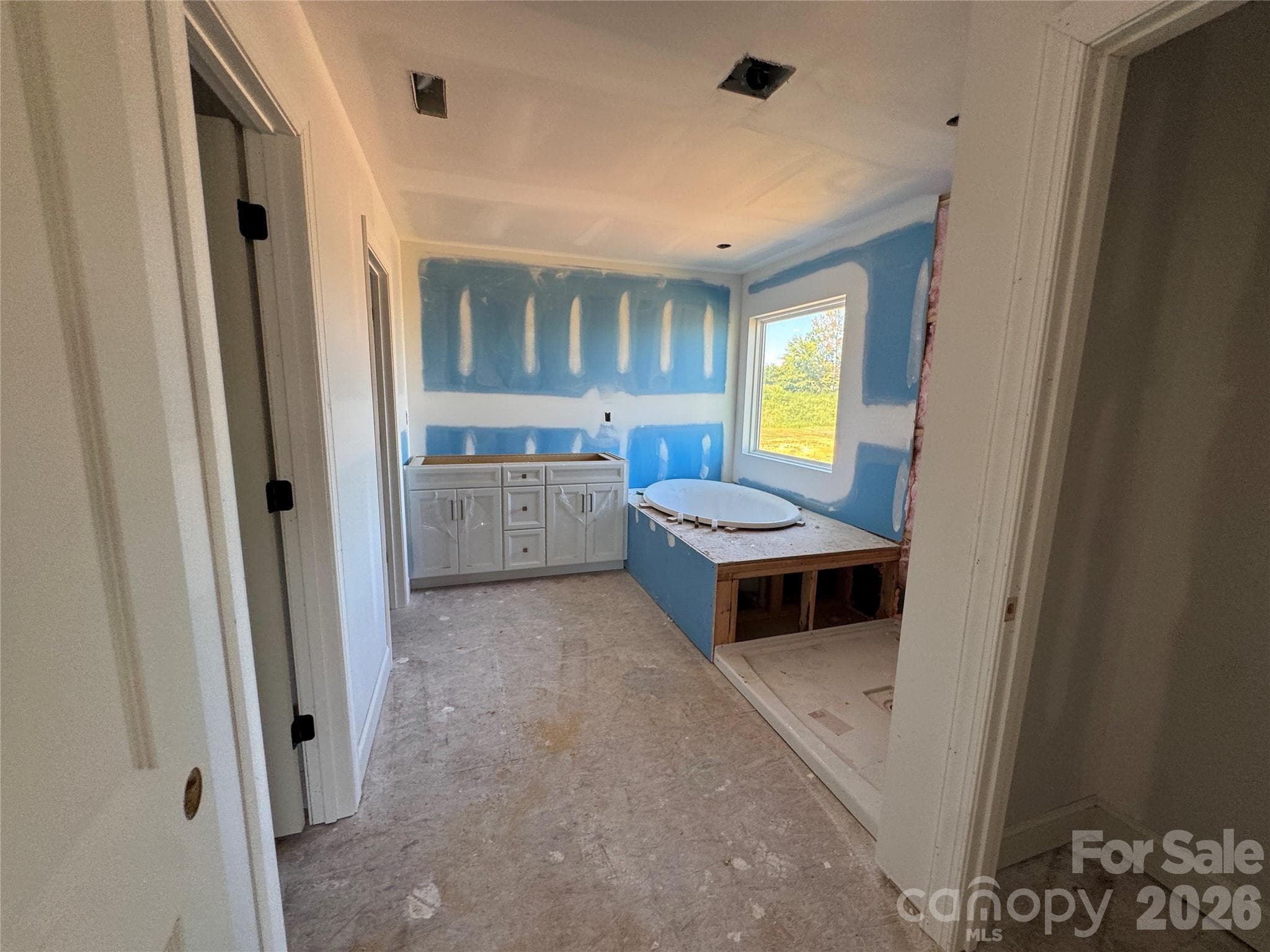 Homesite 318 construction progress - 1406 Ardmore Drive, Sherrills Ford