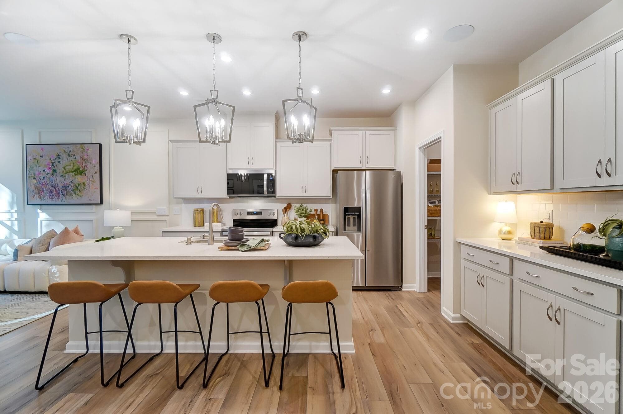 Photos shown are of a staged model home and are for illustrative purposes only. Floor plan is the same; however, finishes, colors, features, fixtures, furnishings, and design selections may vary from the actual home. - 7520 Hodges Meadow Lane, Charlotte
