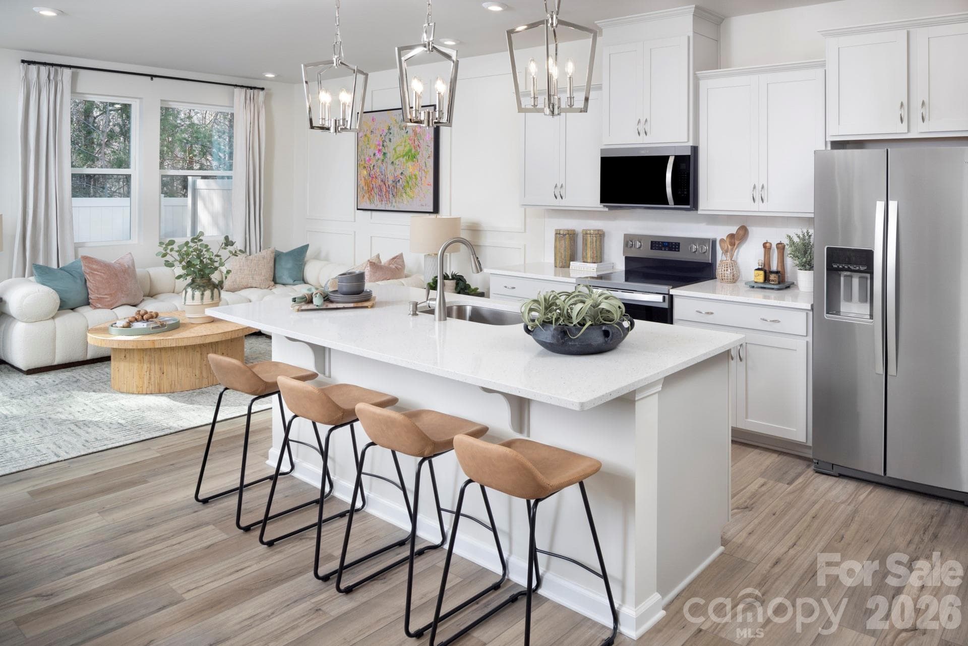 Photos shown are of a staged model home and are for illustrative purposes only. Floor plan is the same; however, finishes, colors, features, fixtures, furnishings, and design selections may vary from the actual home. - 7520 Hodges Meadow Lane, Charlotte