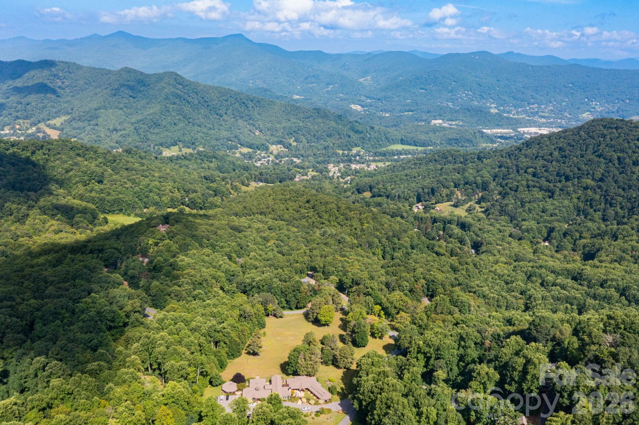 Drone footage of clubhouse and neighborhood. - 25 Finlaystone Trace, Waynesville