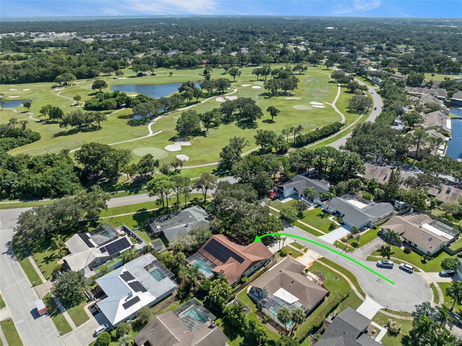Aerial - 2893 ROLLINGWOOD CT, CLEARWATER