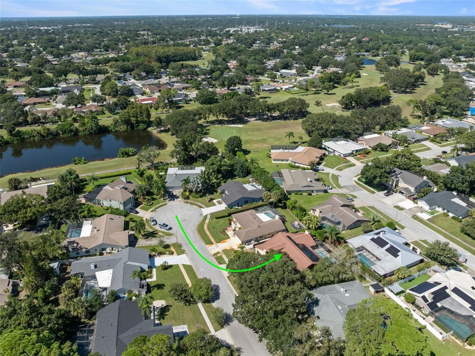 Aerial - 2893 ROLLINGWOOD CT, CLEARWATER