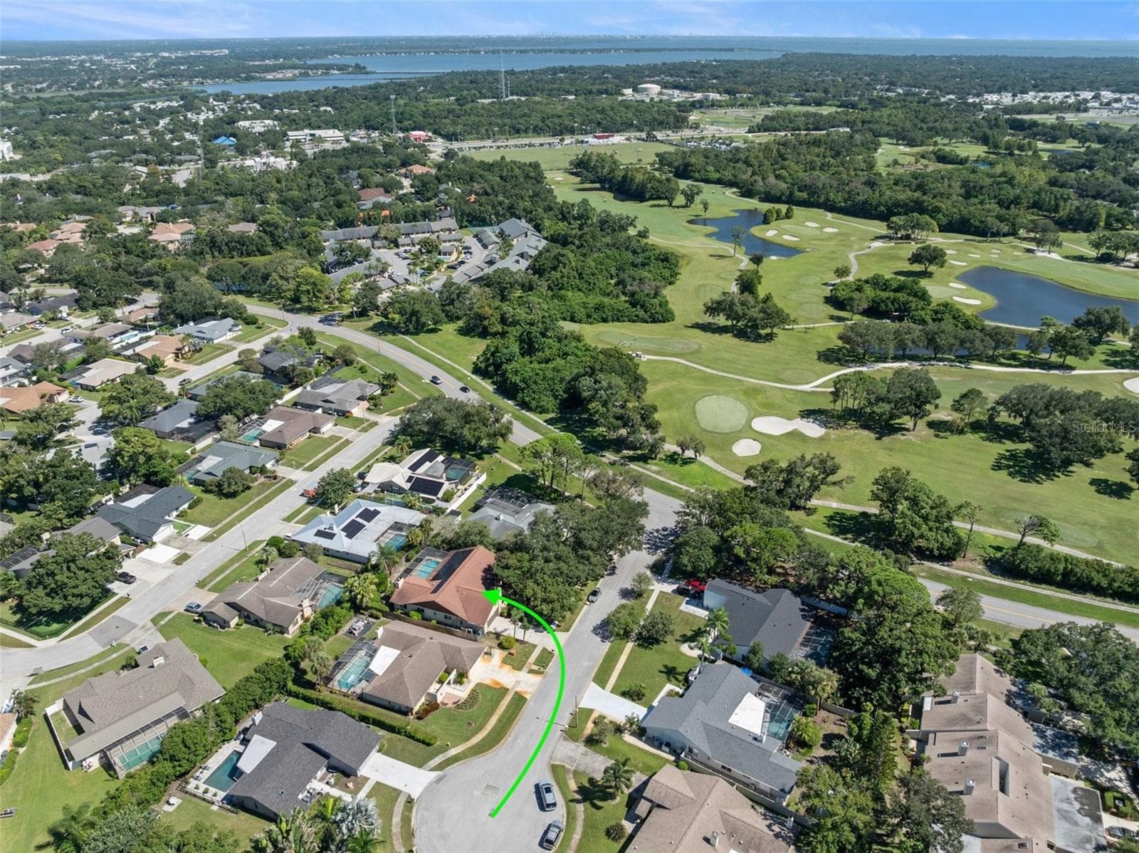 Aerial - 2893 ROLLINGWOOD CT, CLEARWATER