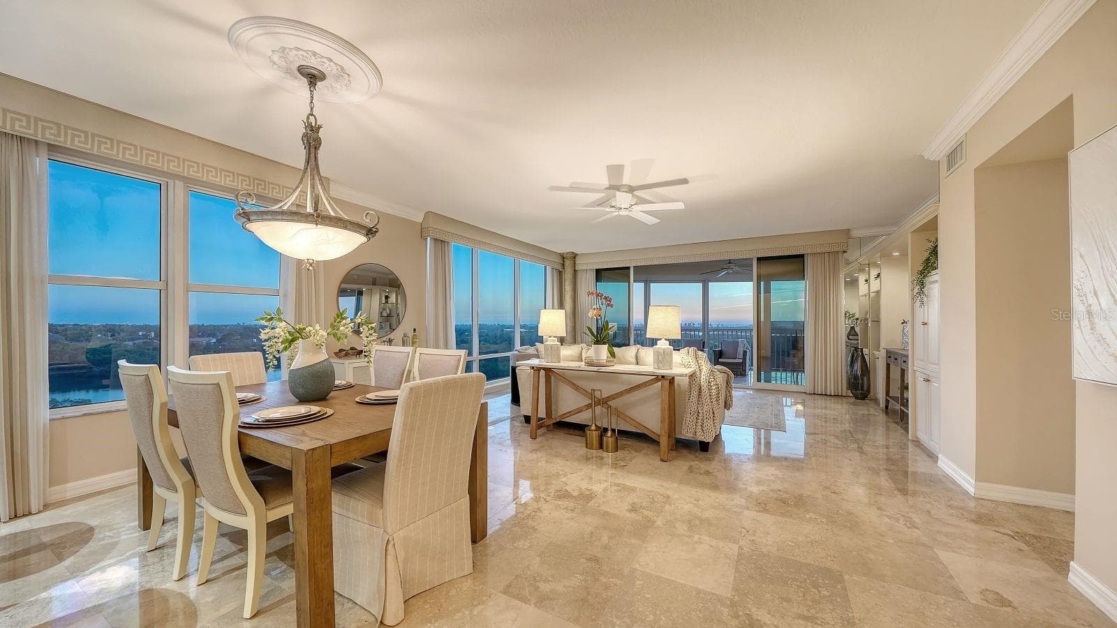 Beautiful sunsets from living area - 385 NORTH POINT RD #701, OSPREY