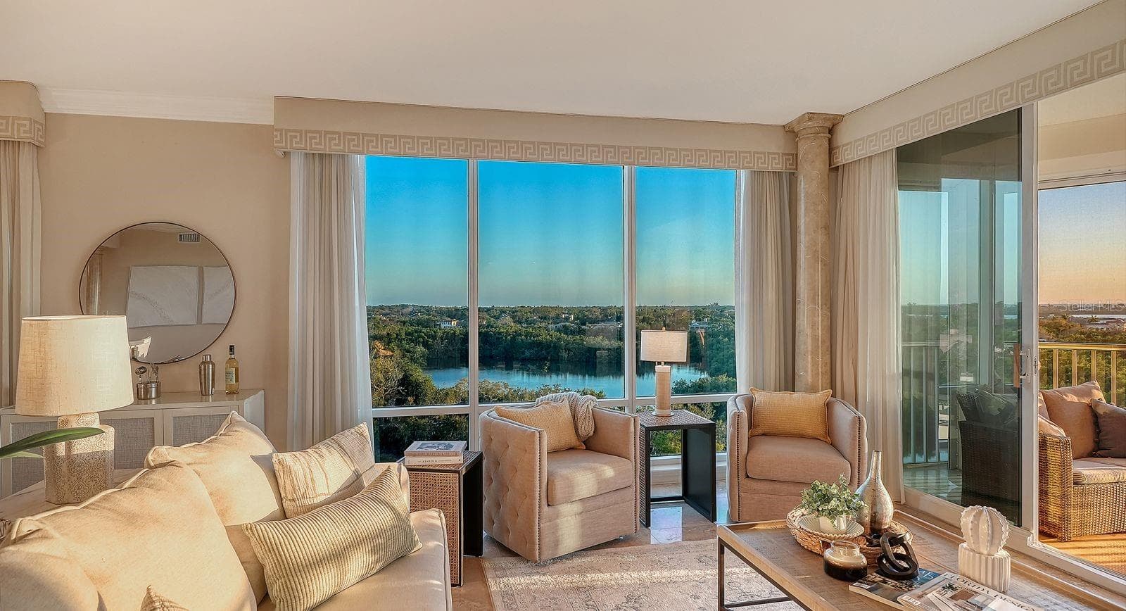 Stunning views from living area - 385 NORTH POINT RD #701, OSPREY
