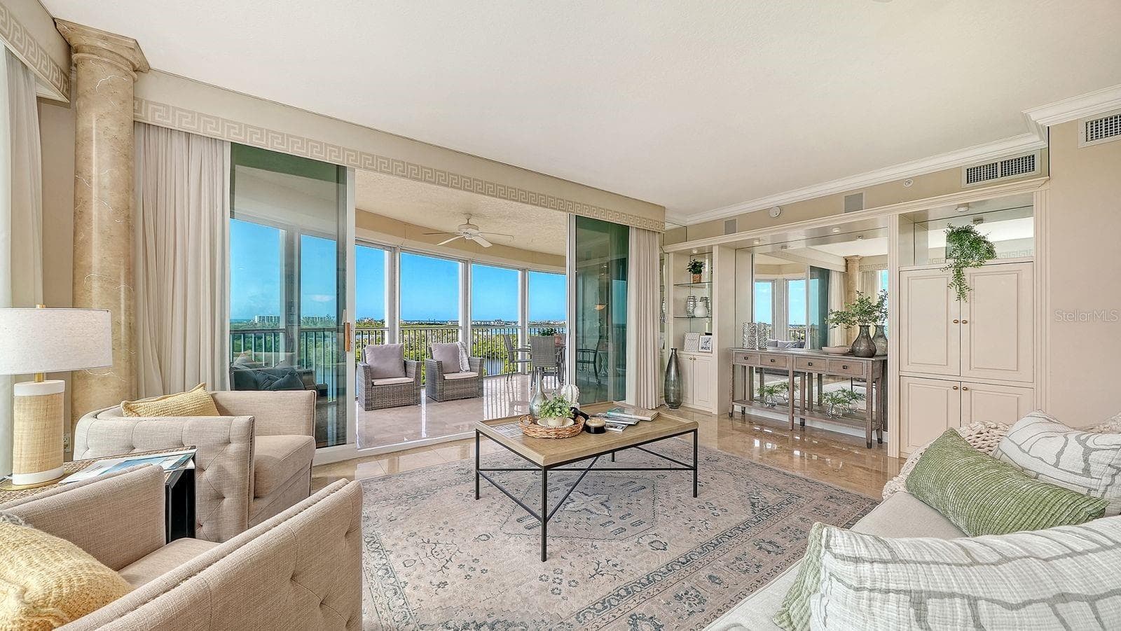 Living area with built ins - 385 NORTH POINT RD #701, OSPREY