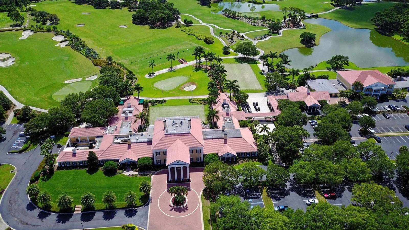 The Oaks Country Club Aerial View - 385 NORTH POINT RD #701, OSPREY