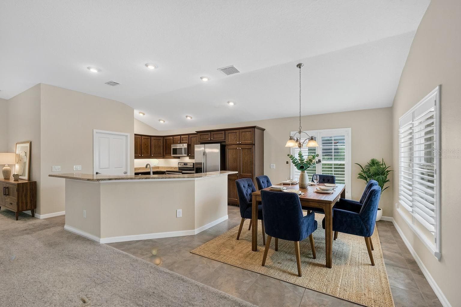 Kitchen and Dinette - Virtually Staged - 3376 MAYFLOWER LOOP, THE VILLAGES