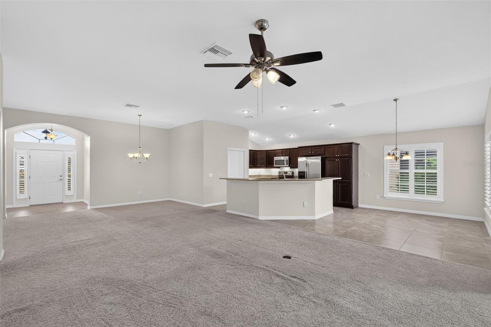 Living, Dining, Kitchen, and Dinette - 3376 MAYFLOWER LOOP, THE VILLAGES