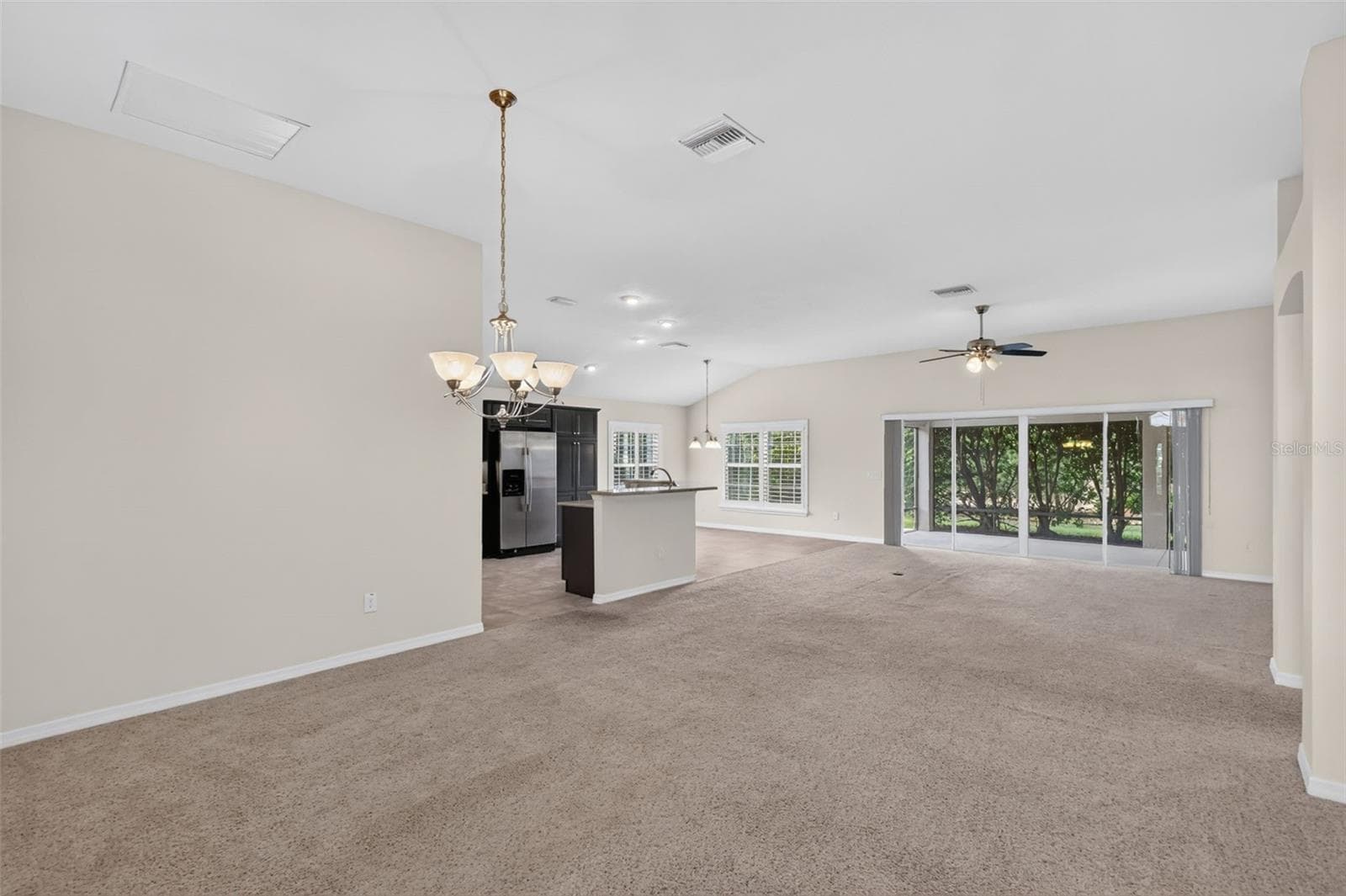 Living, Dining, Kitchen, and Dinette - 3376 MAYFLOWER LOOP, THE VILLAGES