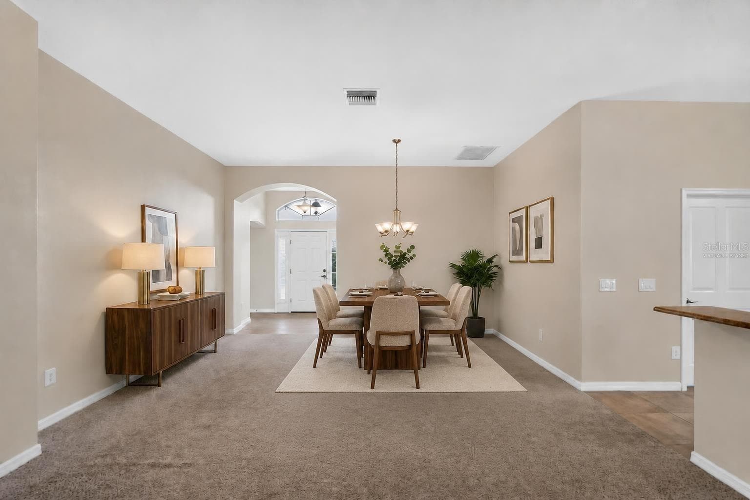 Dining Room - Virtually Staged - 3376 MAYFLOWER LOOP, THE VILLAGES