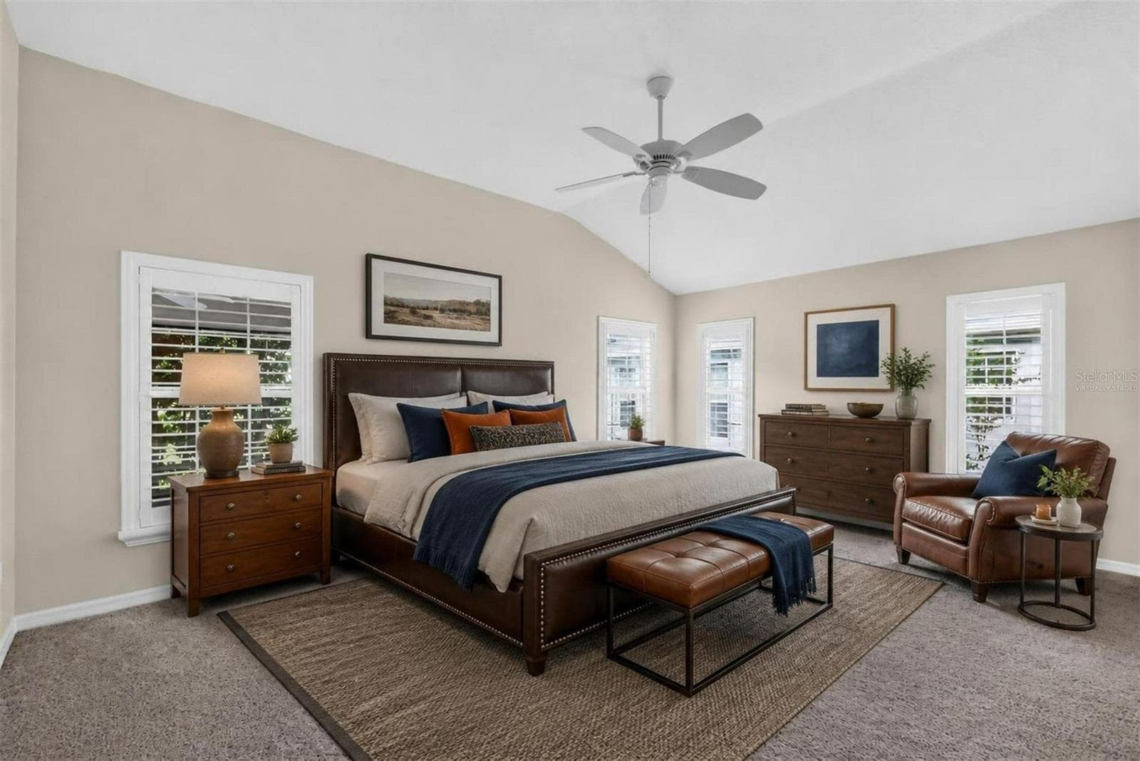 Primary Bedroom - Virtually Staged - 3376 MAYFLOWER LOOP, THE VILLAGES