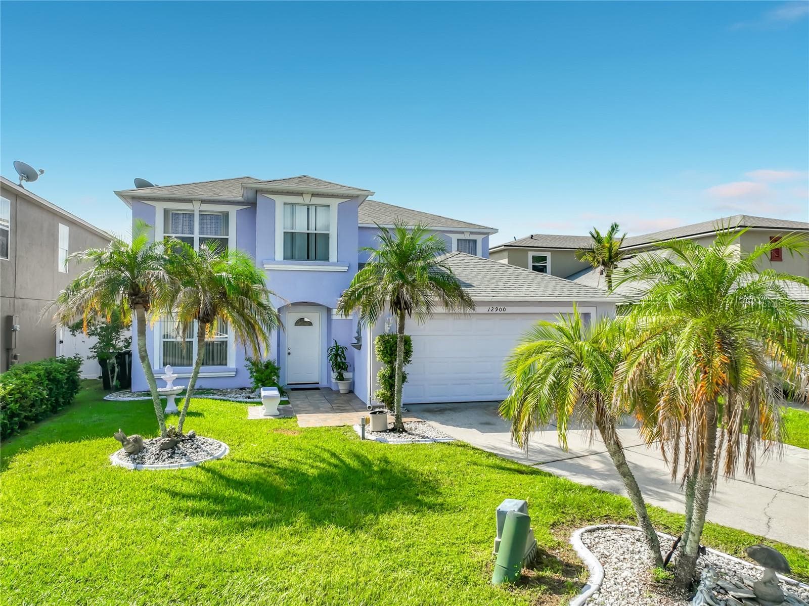 Front of home from the Cul de Sac - 12900 LOS ALAMITOS CT, ORLANDO