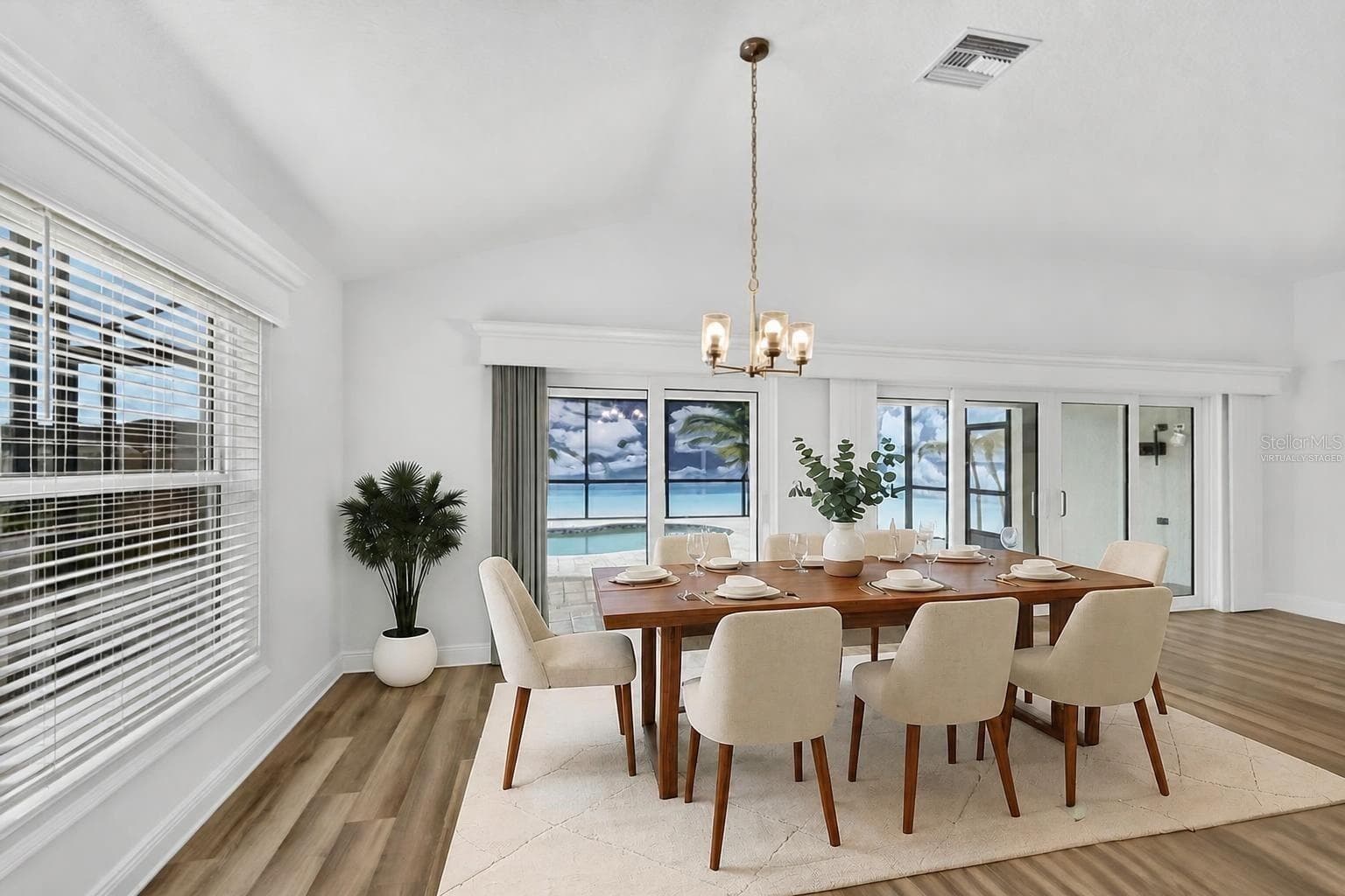 Dining Room-Virtually Staged - 6996 DWIGHT DR, THE VILLAGES
