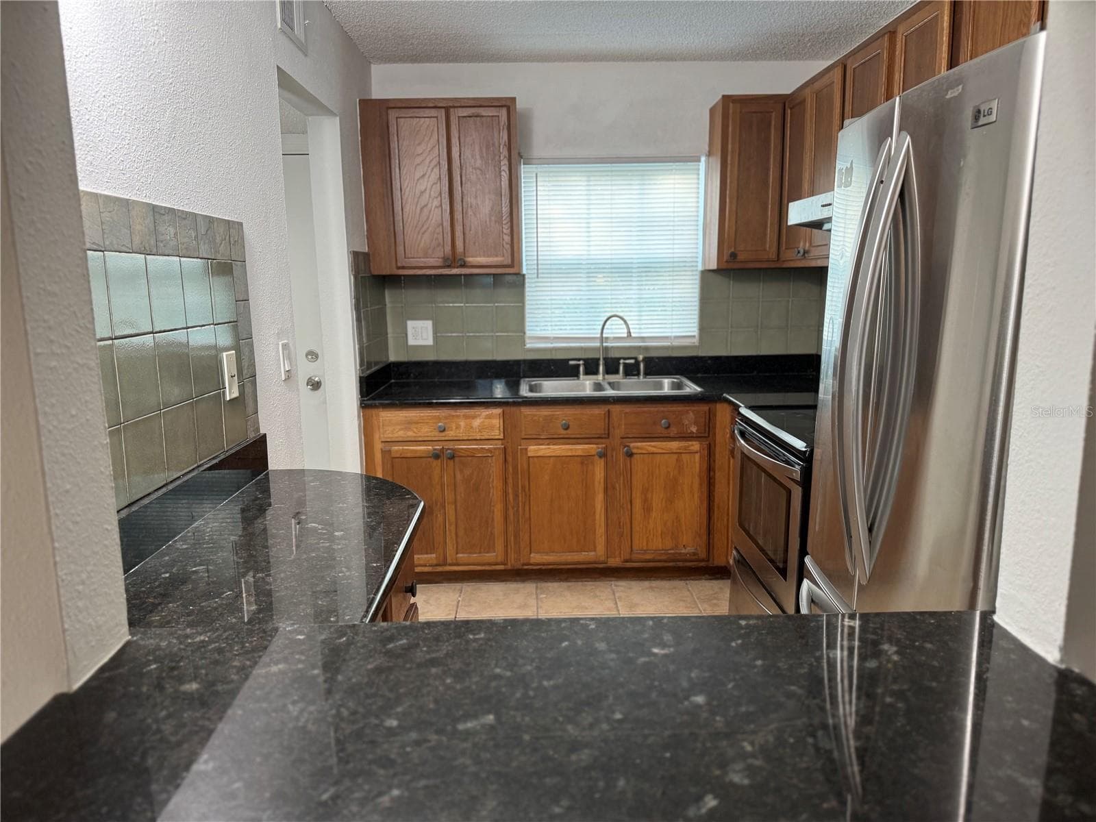 BREAKFAST BAR TO SINK FROM DINING AREA - 2884 SOMERSET PARK DR #2907, TAMPA