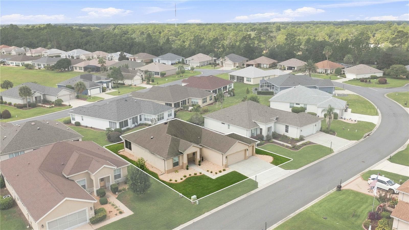 Arial highlighting property - 11811 SE 91ST CIR, SUMMERFIELD
