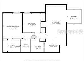 Floor Plan - 1799 N HIGHLAND AVE #159, CLEARWATER