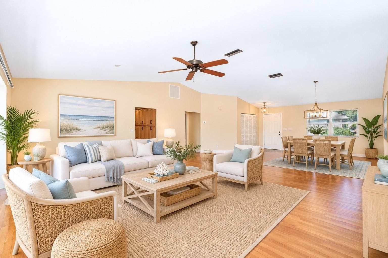 Living Room/Dining Room - 9230 PINE COVE DR, ENGLEWOOD